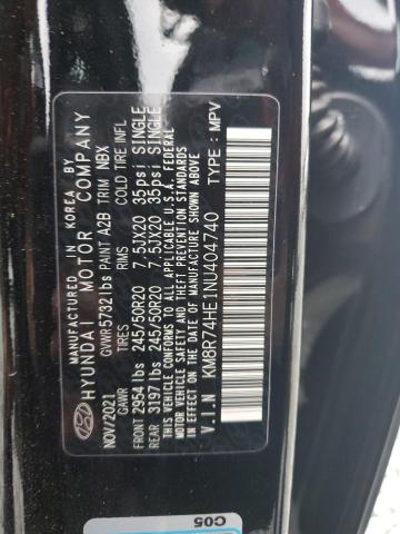 2022 HYUNDAI PALISADE C - KM8R74HE1NU404740