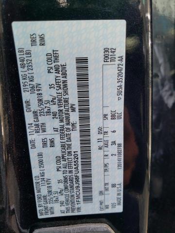 1FMCU9J98FUA55201 Ford Escape Titanium