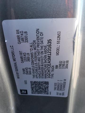 2021 CHEVROLET COLORADO L - 1GCHTCEA5M1231635