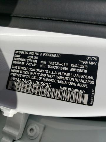 WP1AA2A53LLB05835 Porsche Macan