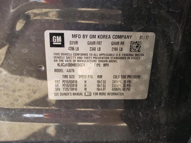 KL4CJASB0HB124374 Buick Encore Preferred