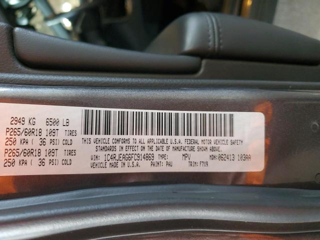 2015 JEEP GRAND CHER - 1C4RJEAG6FC914869
