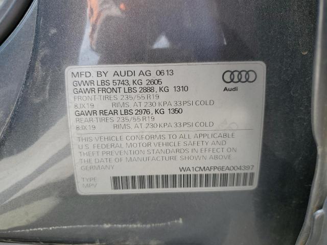 VIN WA1CMAFP6EA004397 2014 Audi Q5, Tdi Premium Plus no.13