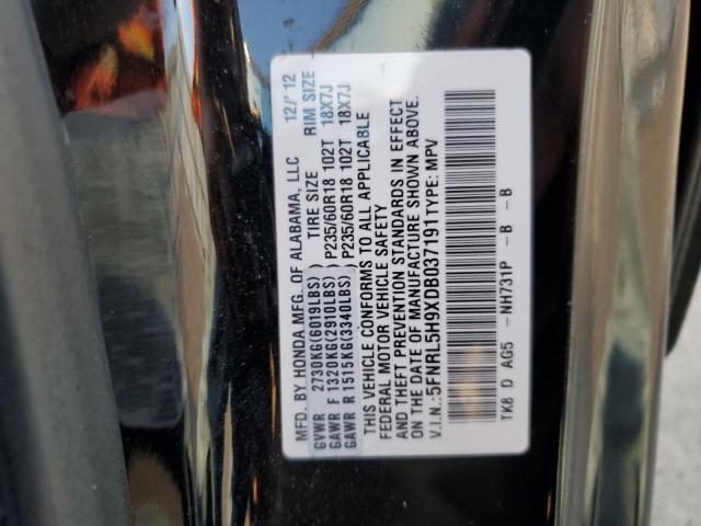 5FNRL5H9XDB037191 2013 HONDA ODYSSEY, photo no. 13