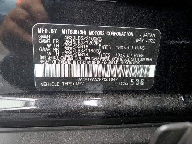 JA4ATVAA7PZ001047 Mitsubishi Eclipse Cross Le