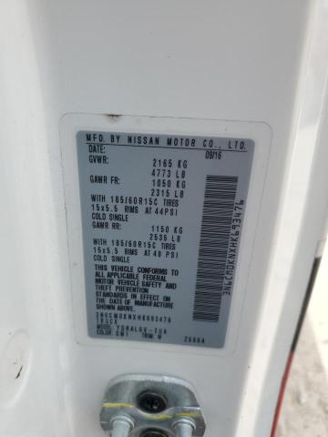 3N6CM0KNXHK693476 Nissan NV200 2.5S