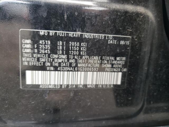 4S3BNAL61G3006592 Subaru Legacy 2.5i Limited
