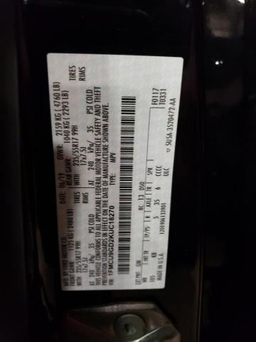 1FMCU9GD2KUC18270 Ford ESCAPE SE