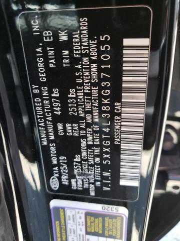 5XXGT4L38KG371055 KIA Optima Lx