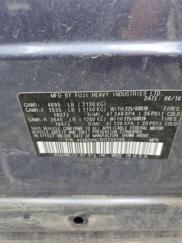 4S4BSANC9H3209206 Subaru Outback 2.5i Limited
