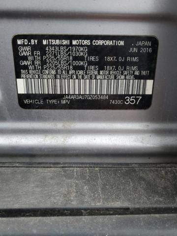 JA4AR3AU7GZ053484 Mitsubishi Outlander Sport Es