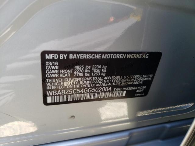 WBA8Z5C54GG502084 BMW 328 Xigt Sulev