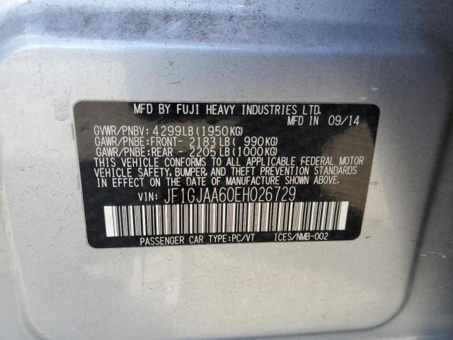 JF1GJAA60EH026729 Subaru Impreza