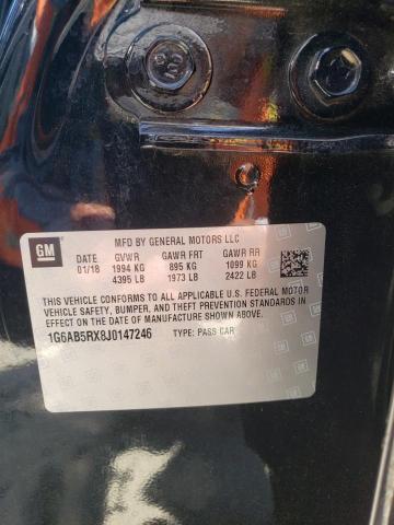 1G6AB5RX8J0147246 Cadillac ATS LUXURY