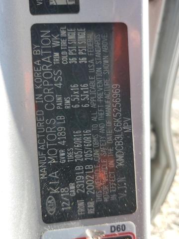 KNDCB3LC6K5256969 KIA NIRO FE