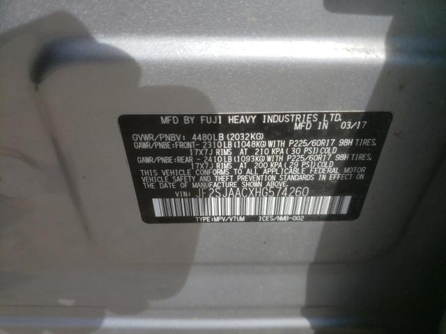 JF2SJAACXHG574260 Subaru Forester 2.5i