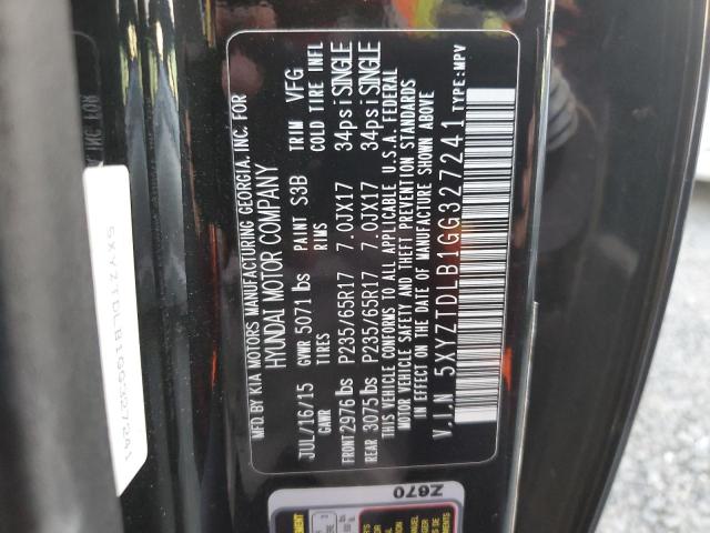 5XYZTDLB1GG327241 Hyundai SANTA FE SPORT