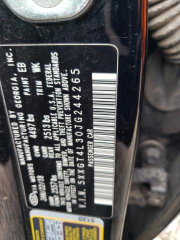 5XXGT4L30JG244265 KIA Optima Lx