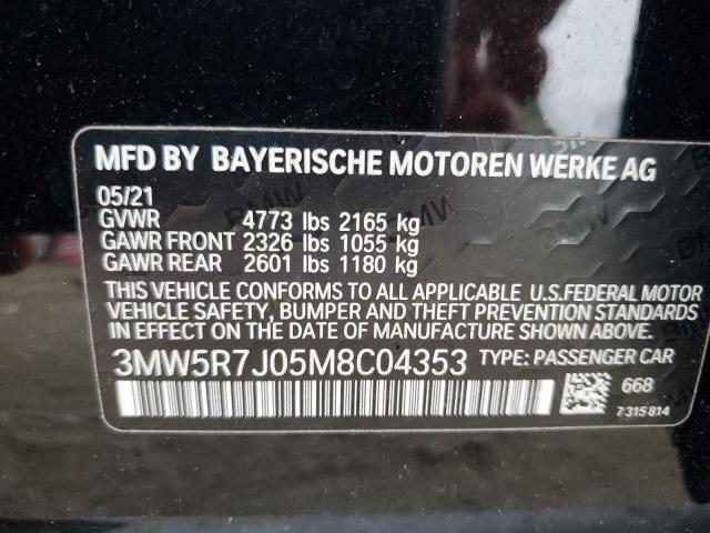 3MW5R7J05M8C04353 BMW 3 Series 330XI 10