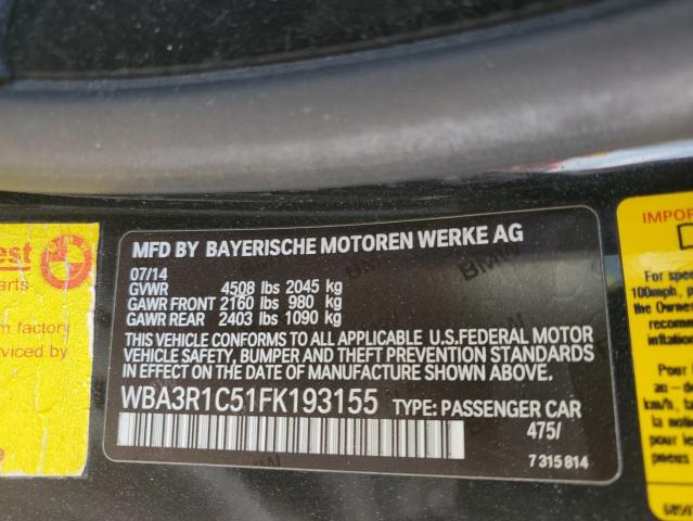 2015 BMW 435 I - WBA3R1C51FK193155