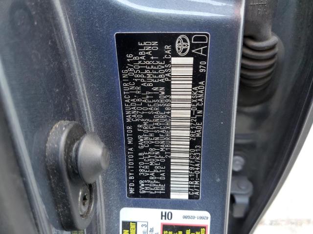 2017 TOYOTA COROLLA L - 2T1BURHEXHC748693