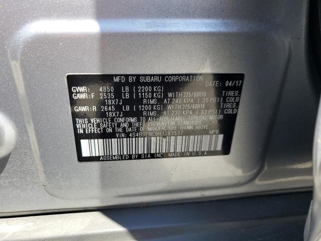 4S4BSENC9H3393537 Subaru Outback 3.6r Limited