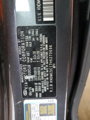 KNDMC5C17H6273696 KIA SEDONA EX