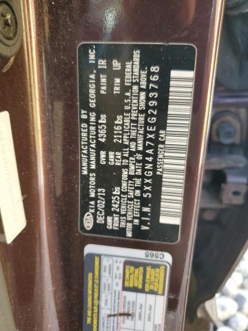 5XXGN4A7XEG293768 KIA OPTIMA EX