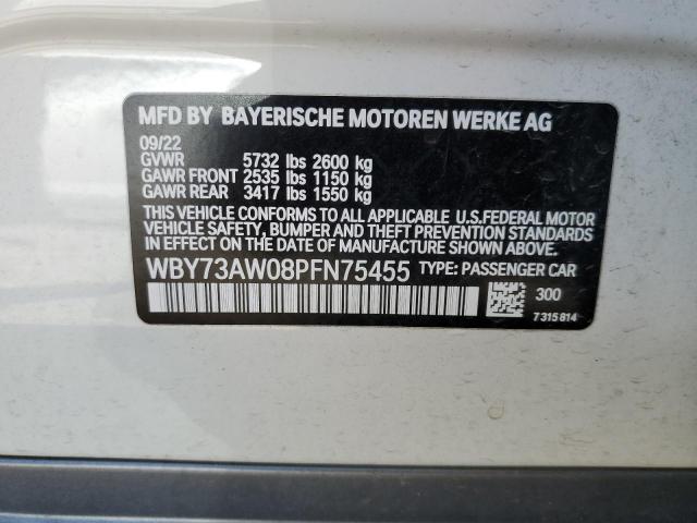 2023 BMW I4 EDRIVE4 WBY73AW08PFN75455