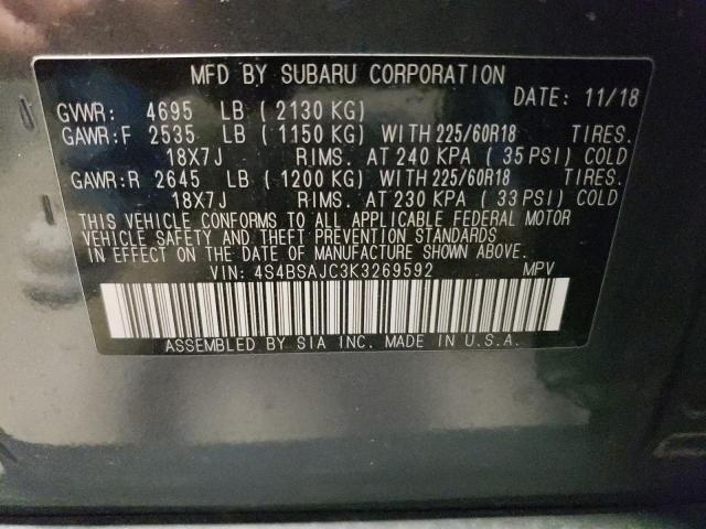 4S4BSAJC3K3269592 Subaru Outback 2.5i Limited
