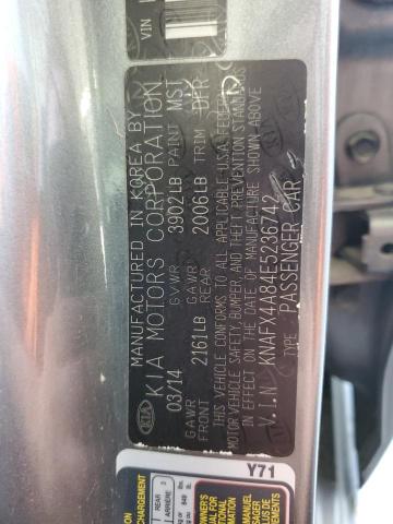KNAFX4A84E5236742 KIA FORTE EX