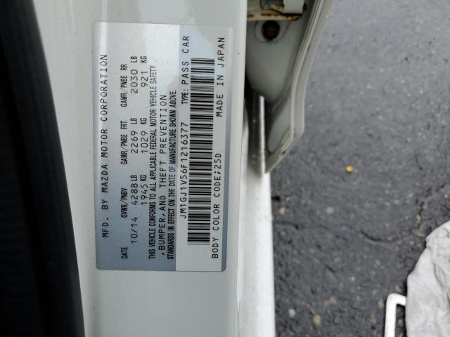 JM1GJ1V56F1216377 Mazda 6 TOURING