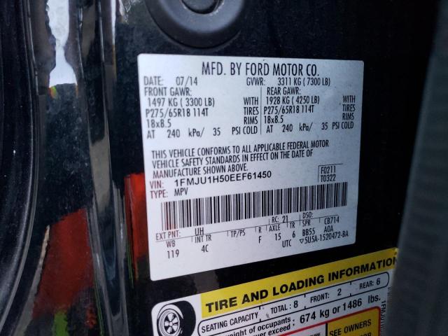 1FMJU1H50EEF61450 Ford Expedition Xlt