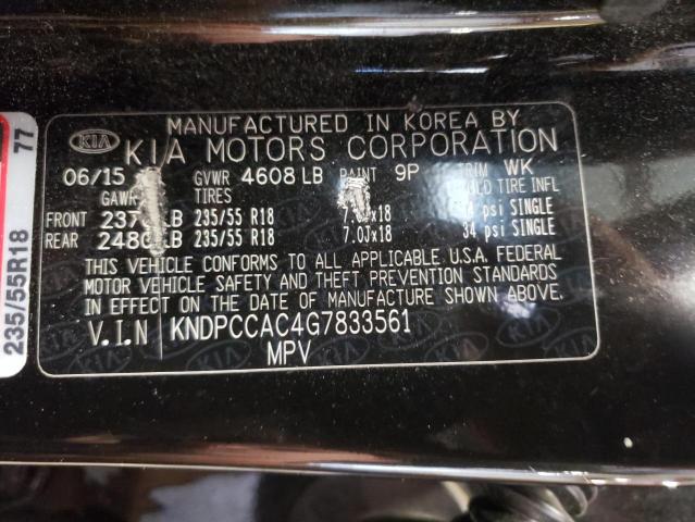 KNDPCCAC4G7833561 KIA Sportage Ex