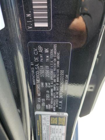 3KPF24AD2KE031998 Kia Forte FE 10