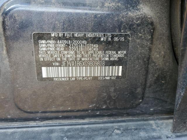 JF1VA1B6XG9809818 Subaru WRX