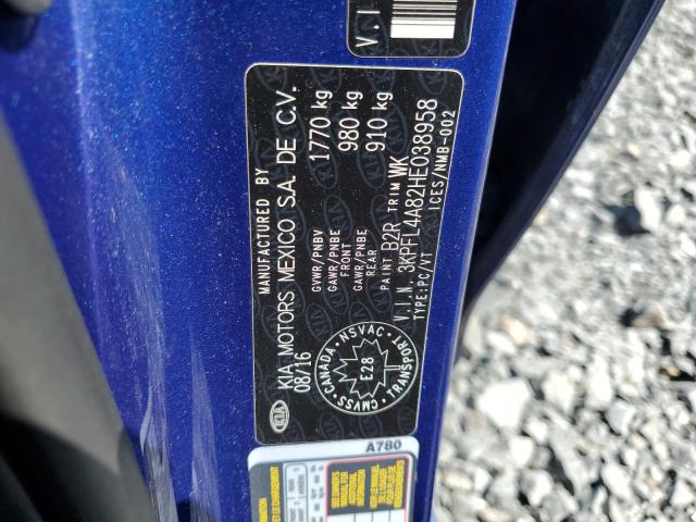 2017 KIA FORTE EX - 3KPFL4A82HE038958