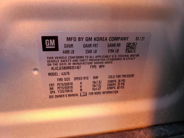 KL4CJESB0MB351467 2021 BUICK ENCORE, photo no. 12