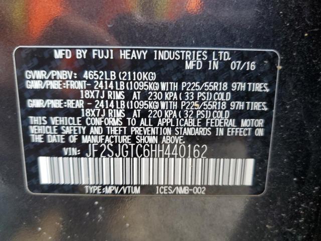 JF2SJGTC6HH440162 Subaru Forester 2.0xt Touring
