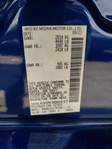 1N4AL4CV2PN306937 Nissan ALTIMA SR