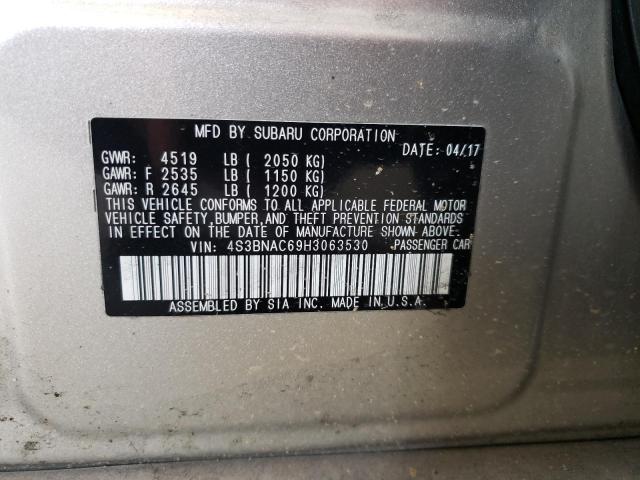 4S3BNAC69H3063530 Subaru Legacy 2.5i Premium