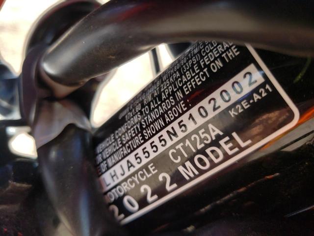 2022 HONDA CT125 A MLHJA5555N5102002