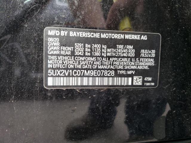 5UX2V1C07M9E07828 BMW X4 XDRIVE3 10