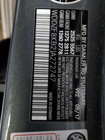 2018 MERCEDES-BENZ E 63 AMG-S - WDDZF8KB2JA272747