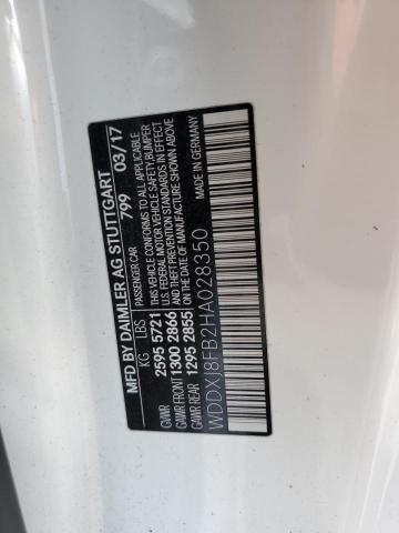 WDDXJ8FB2HA028350 Mercedes-Benz S 550
