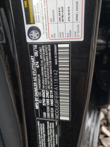 WDDUG8FB9FA118142 Mercedes-Benz S 550 4matic