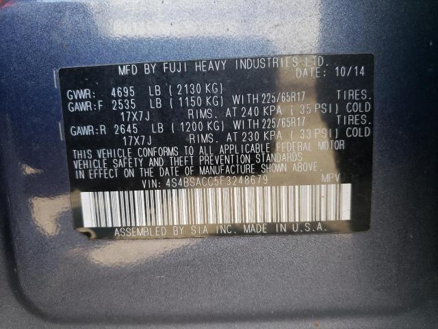 4S4BSACC5F3248679 Subaru Outback 2.5i Premium