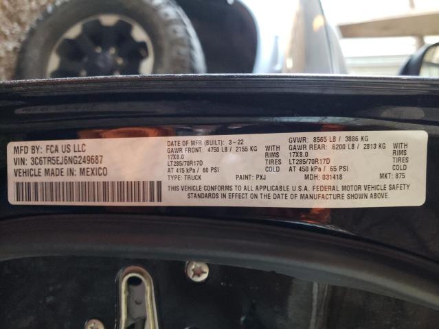 2022 RAM 2500 POWER 3C6TR5EJ6NG249687