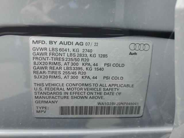 WA1G2BFZ0NP049041 Audi Q4 E-Tron  10