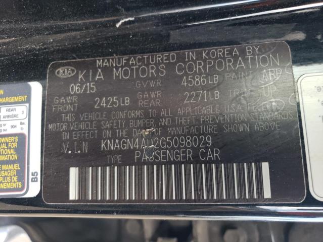 KNAGN4AD2G5098029 KIA OPTIMA HYBRID